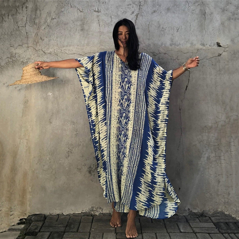 Robe caftan bohème pour femme de berg-feldt