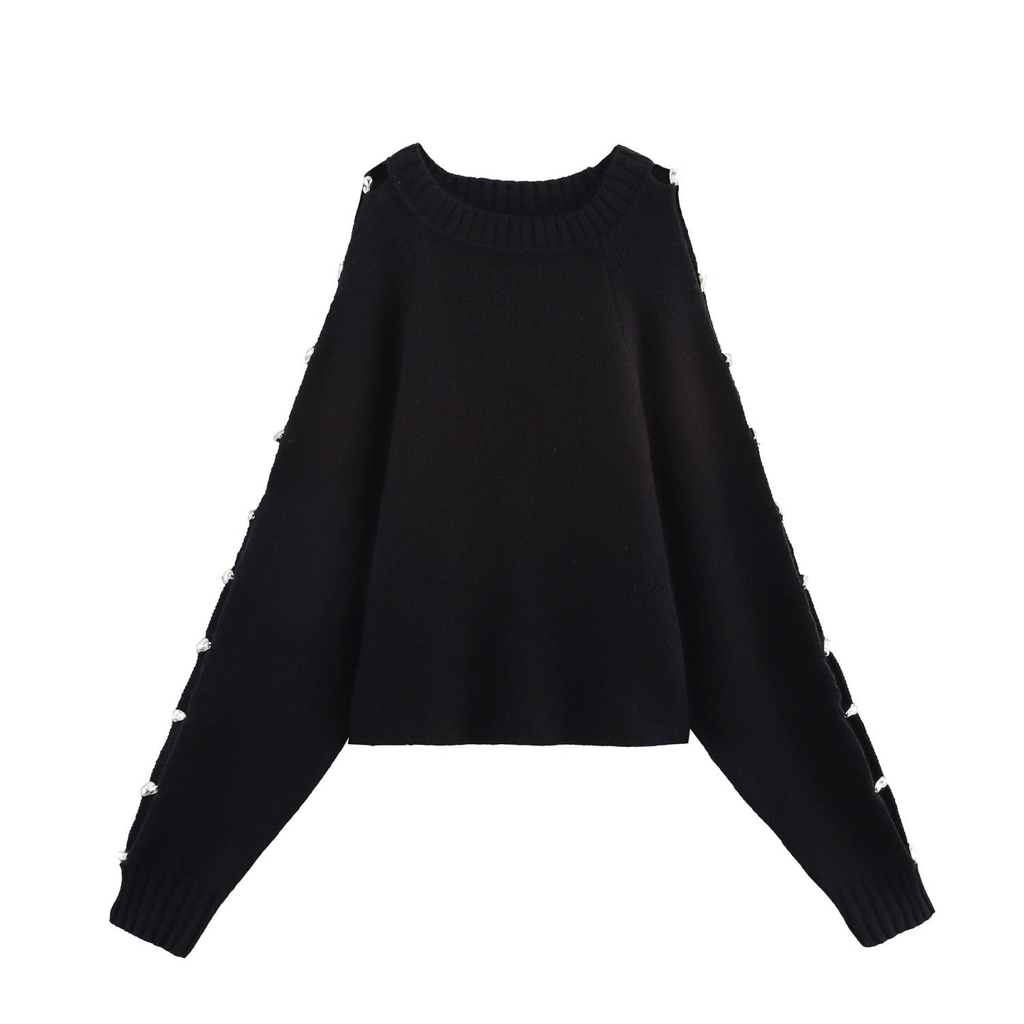 Women's Detailed Button-Embellished Knit Sweater berg-feldt