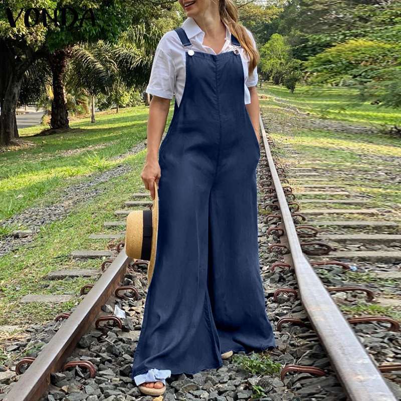 Women's Wide-Leg Dungarees berg-feldt