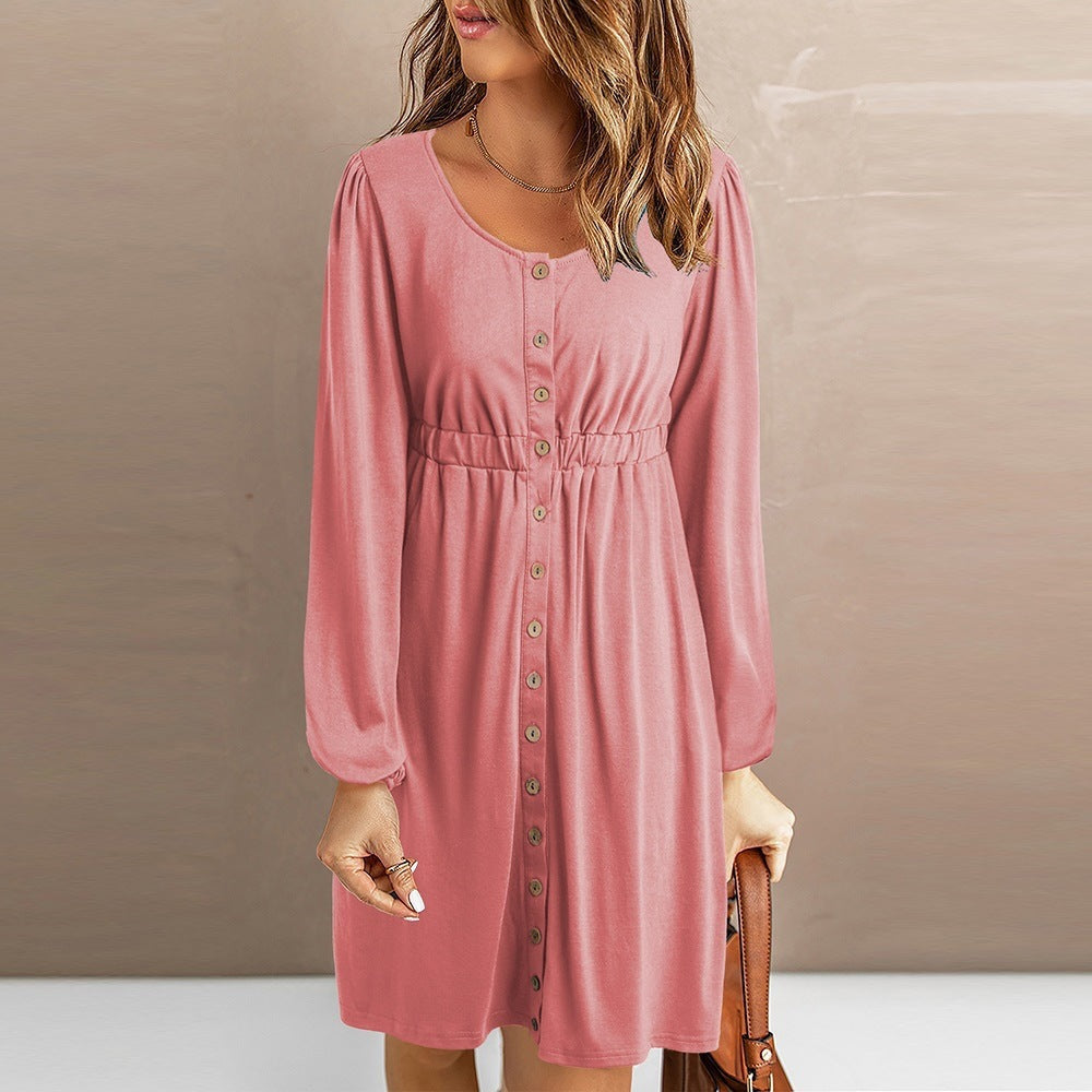 Robe chemisier évasée Berg-Feldt pour femme avec élastique