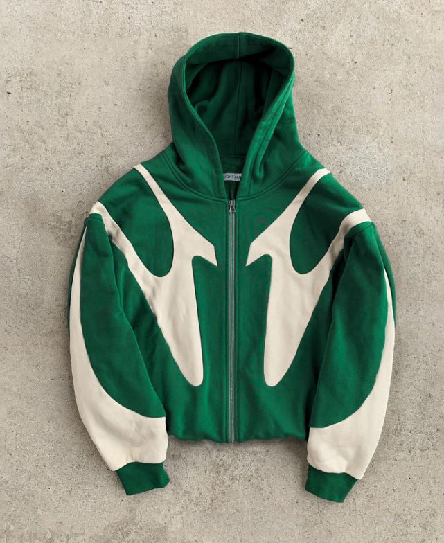 Women's Graphic Zip Hoodie by berg-feldt