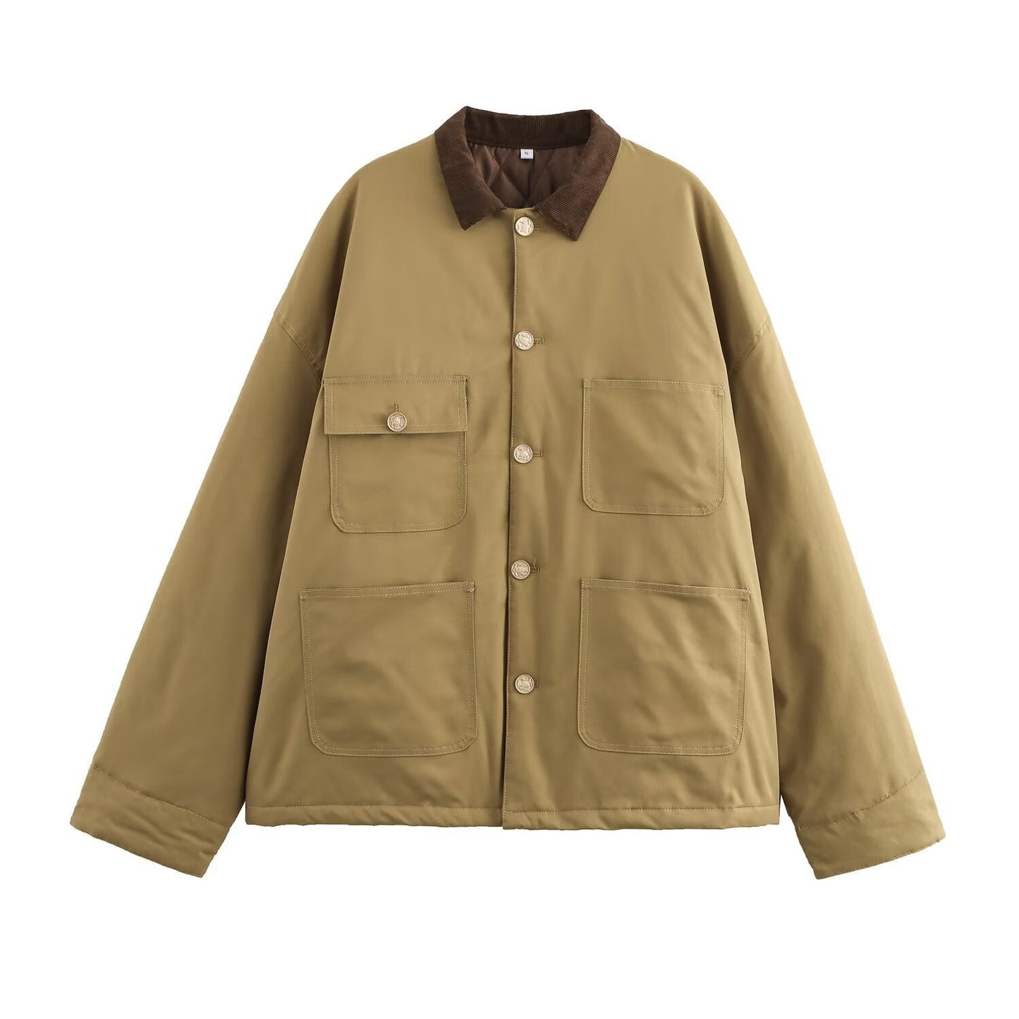 Women's Quilted Utility Jacket with Multiple Pockets berg-feldt