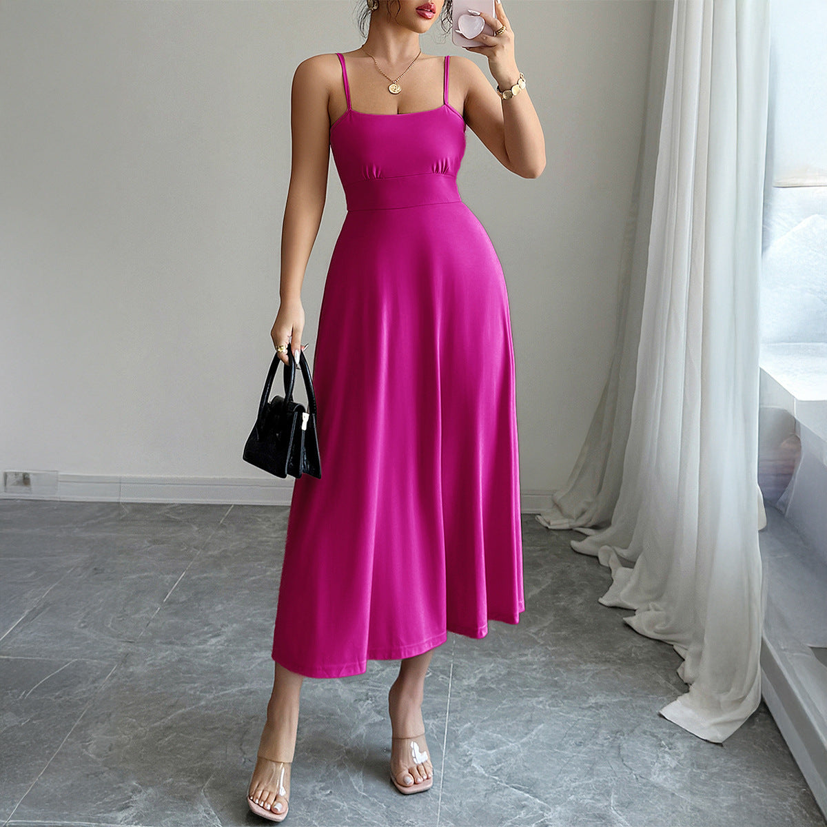 Berg-Feldt Damen Midi Kleid