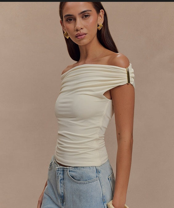 Women's Off-Shoulder Ruffled Top berg-feldt