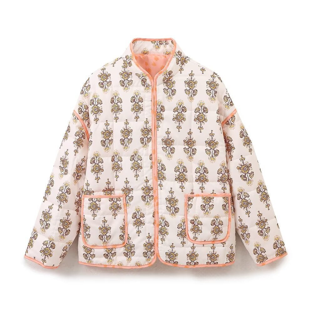 Women's Quilted Floral Comfort Jacket berg-feldt