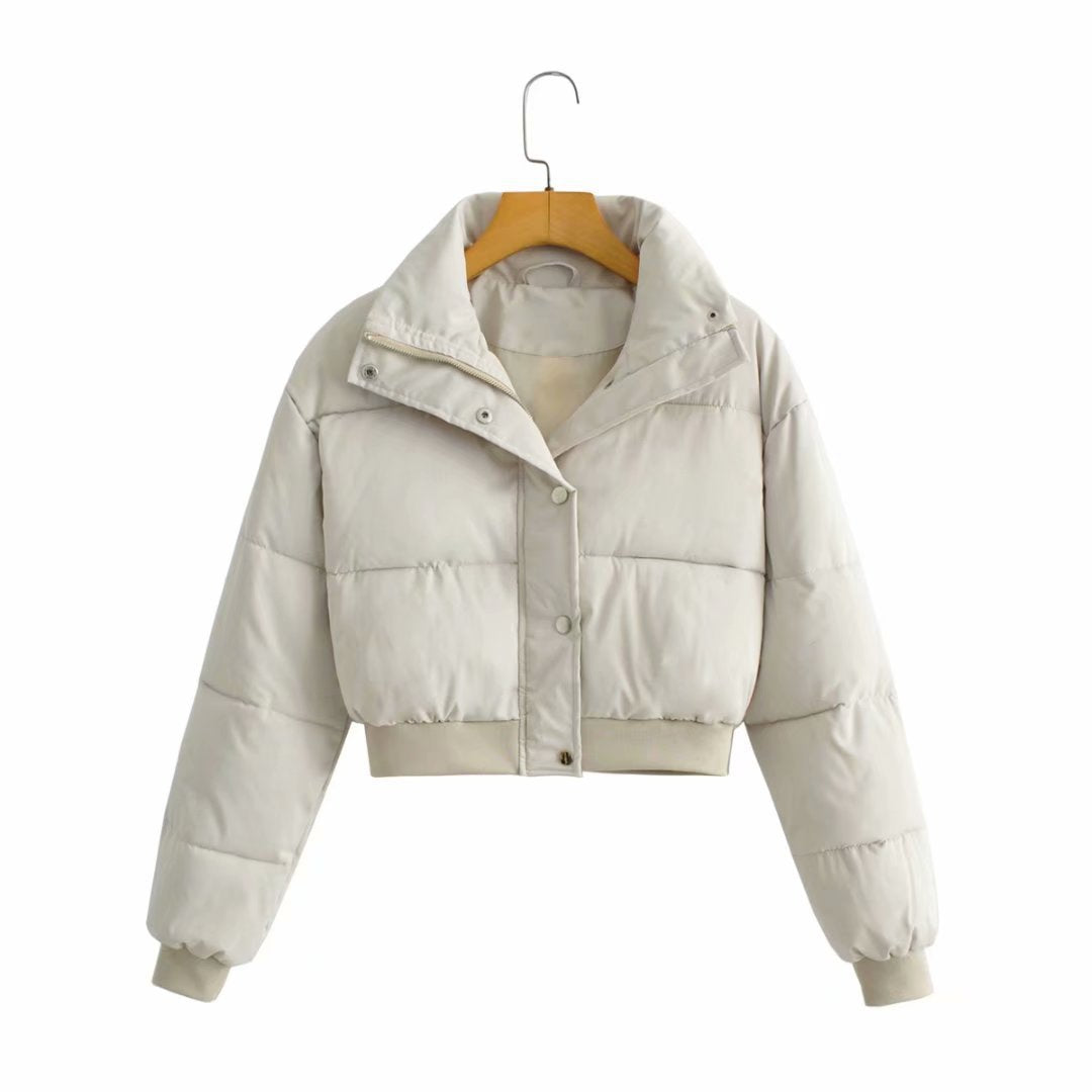 Women's Cropped Puffer Jacket by berg-feldt