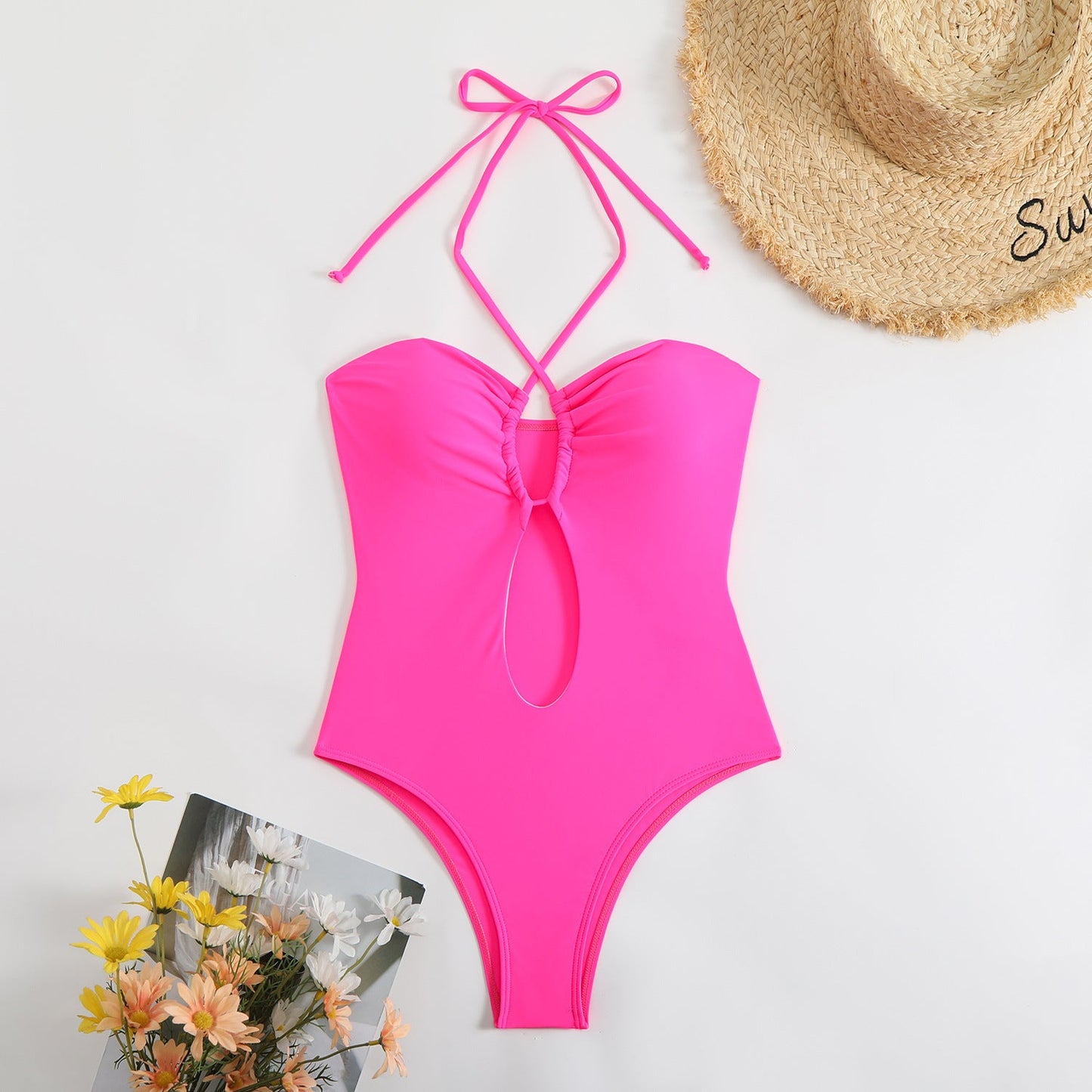 Women's Cut-Out Halter Neck One-Piece Swimsuit berg-feldt 1750839309