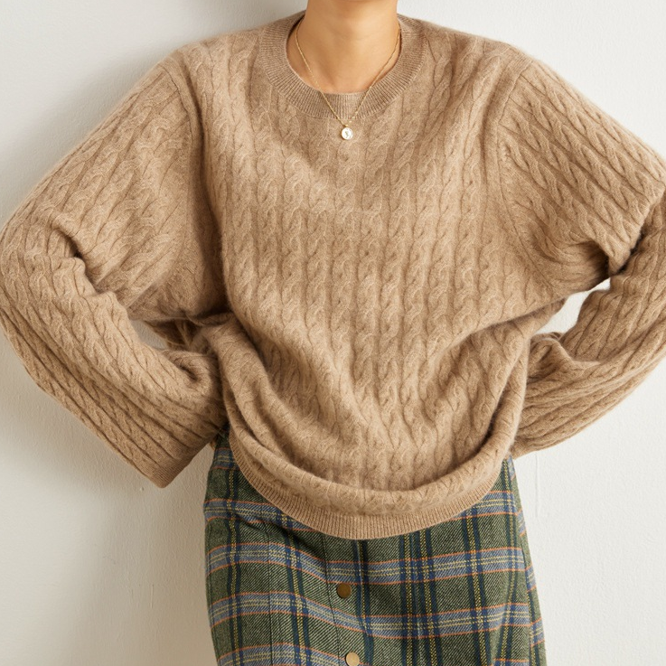 Berg-Feldt | Pull en cachemire tricoté sur mesure