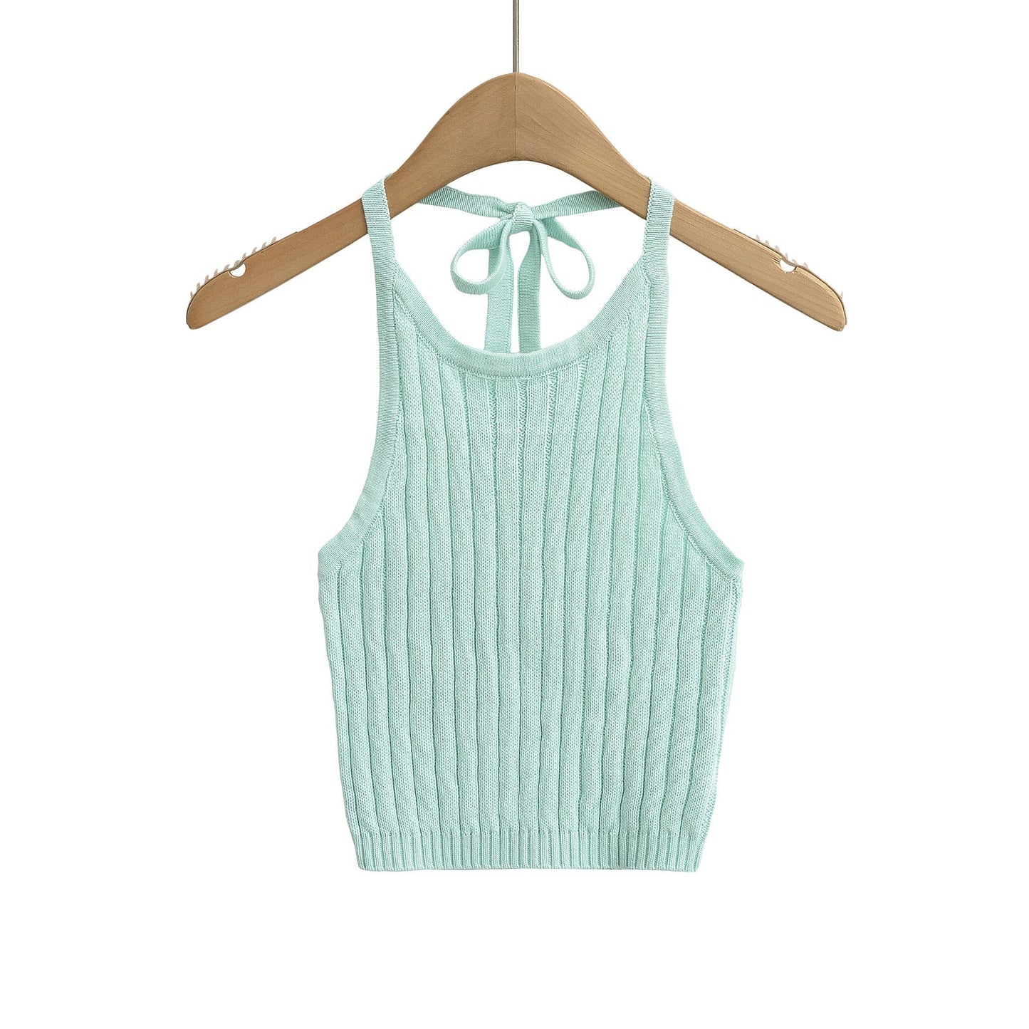 Women's Ribbed Halter Crop Top berg-feldt