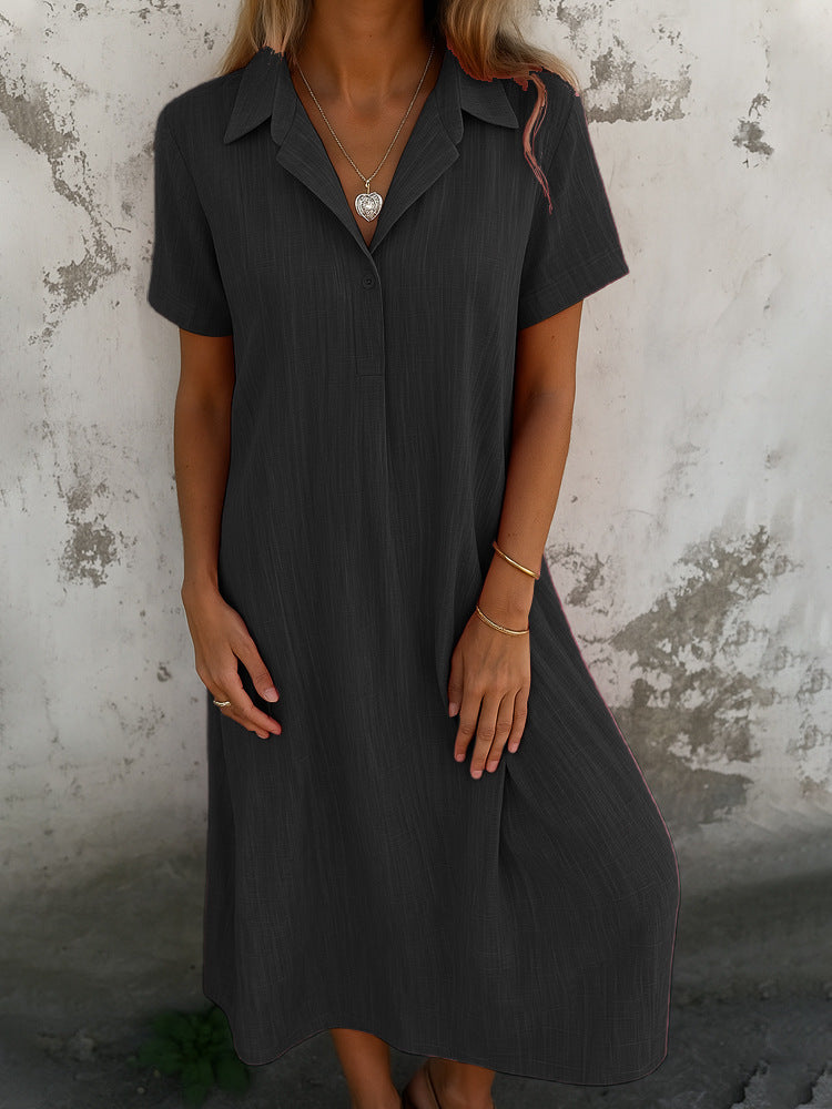 Baumwoll-Sommerkleid für Damen mit Knopfleiste von berg-feldt