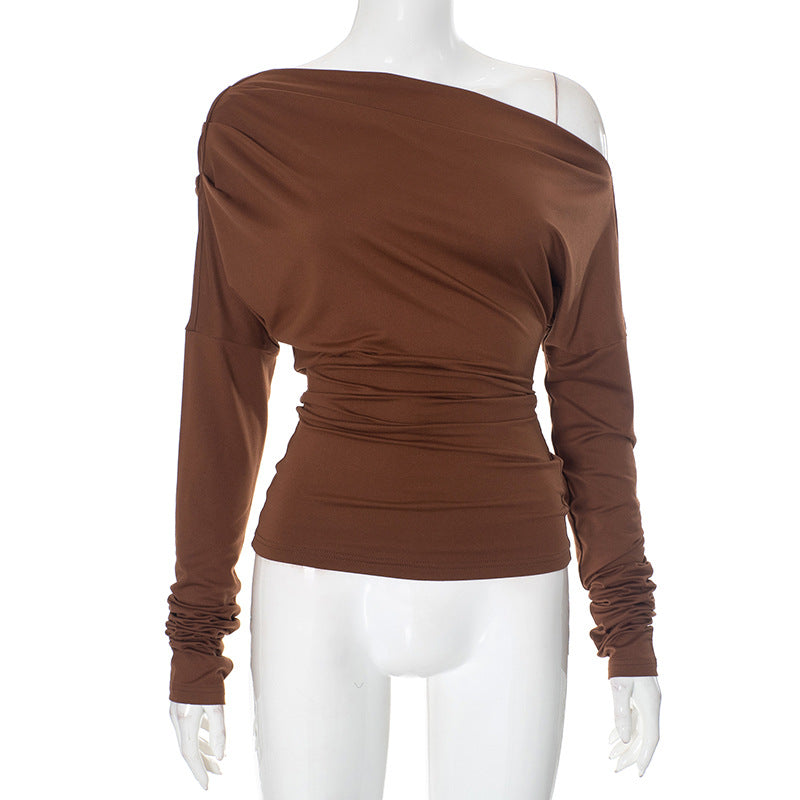 Women's Draped Off-the-Shoulder Long-Sleeve Top berg-feldt