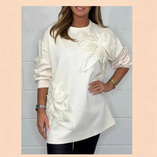Robe pull femme Berg-Feldt à motif floral