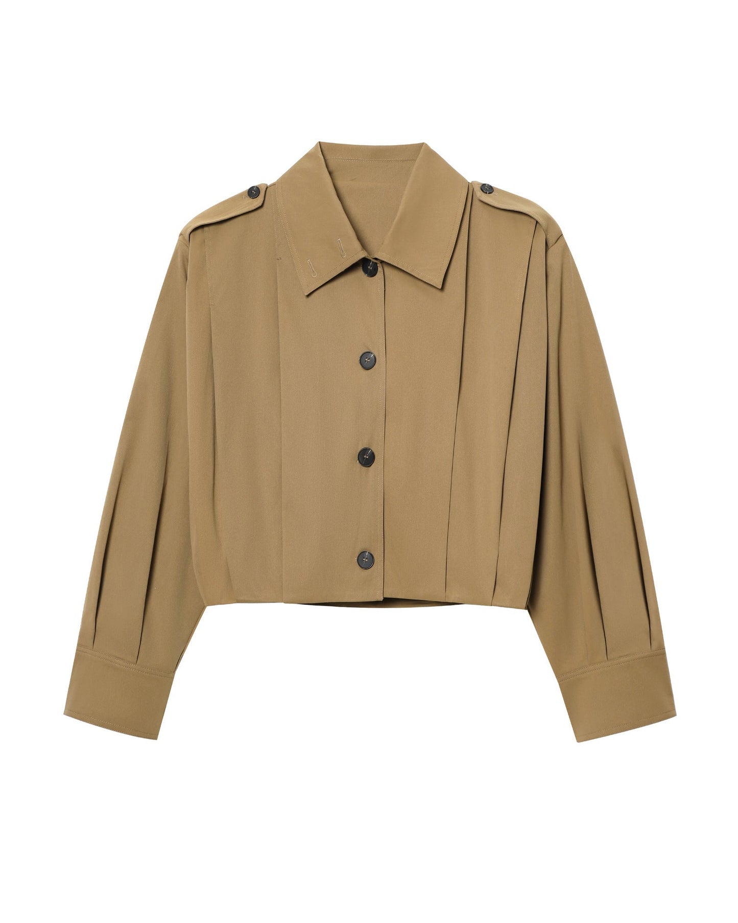 Women's Cropped Military-Style Button Jacket berg-feldt