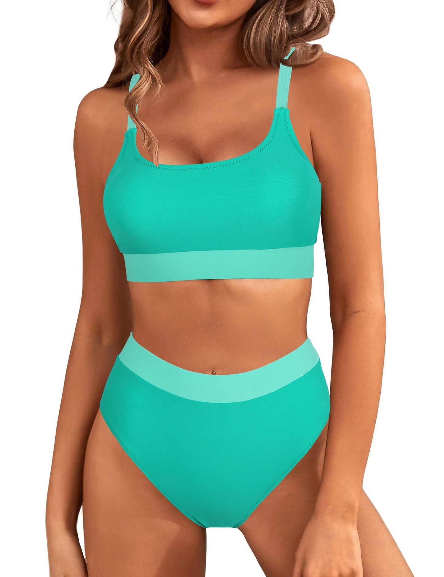 Ensemble de sport bikini pour femme, taille haute, berg-feldt 1750838379