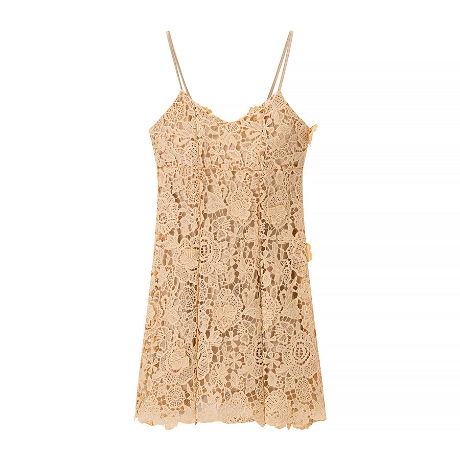 Women's Lace Overlay Slip Dress berg-feldt