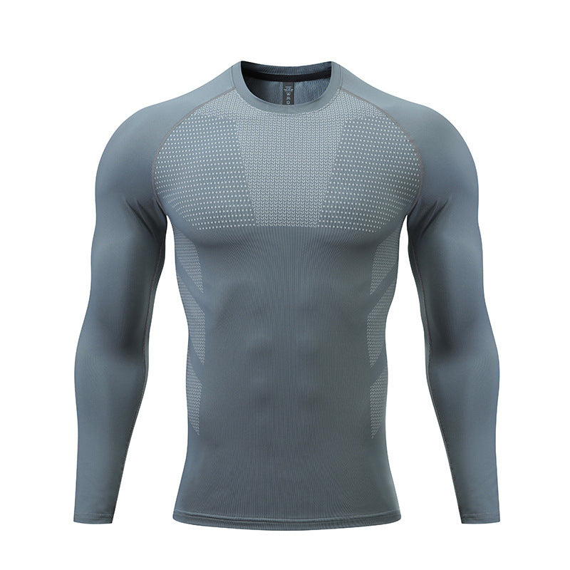 T-shirt de sport de compression à manches longues pour hommes Berg-Feldt