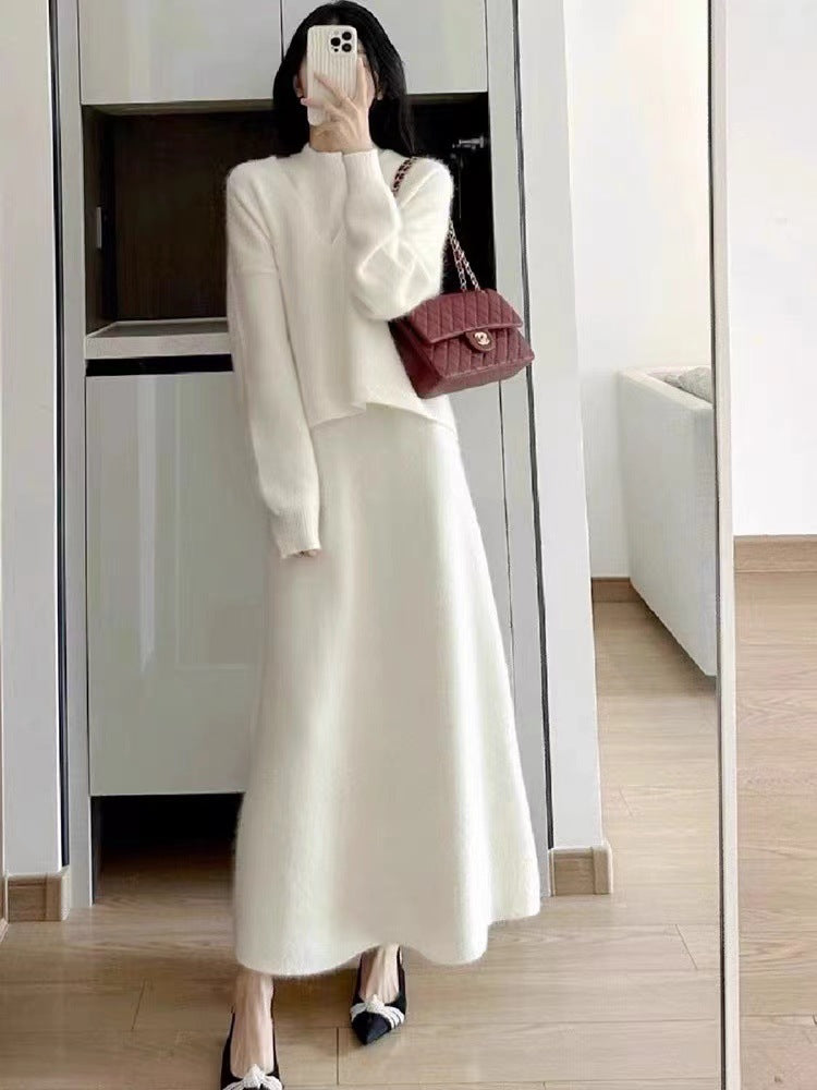 Robe en maille Damen avec haut ample décontracté et jupe élégante Berg-Feldt