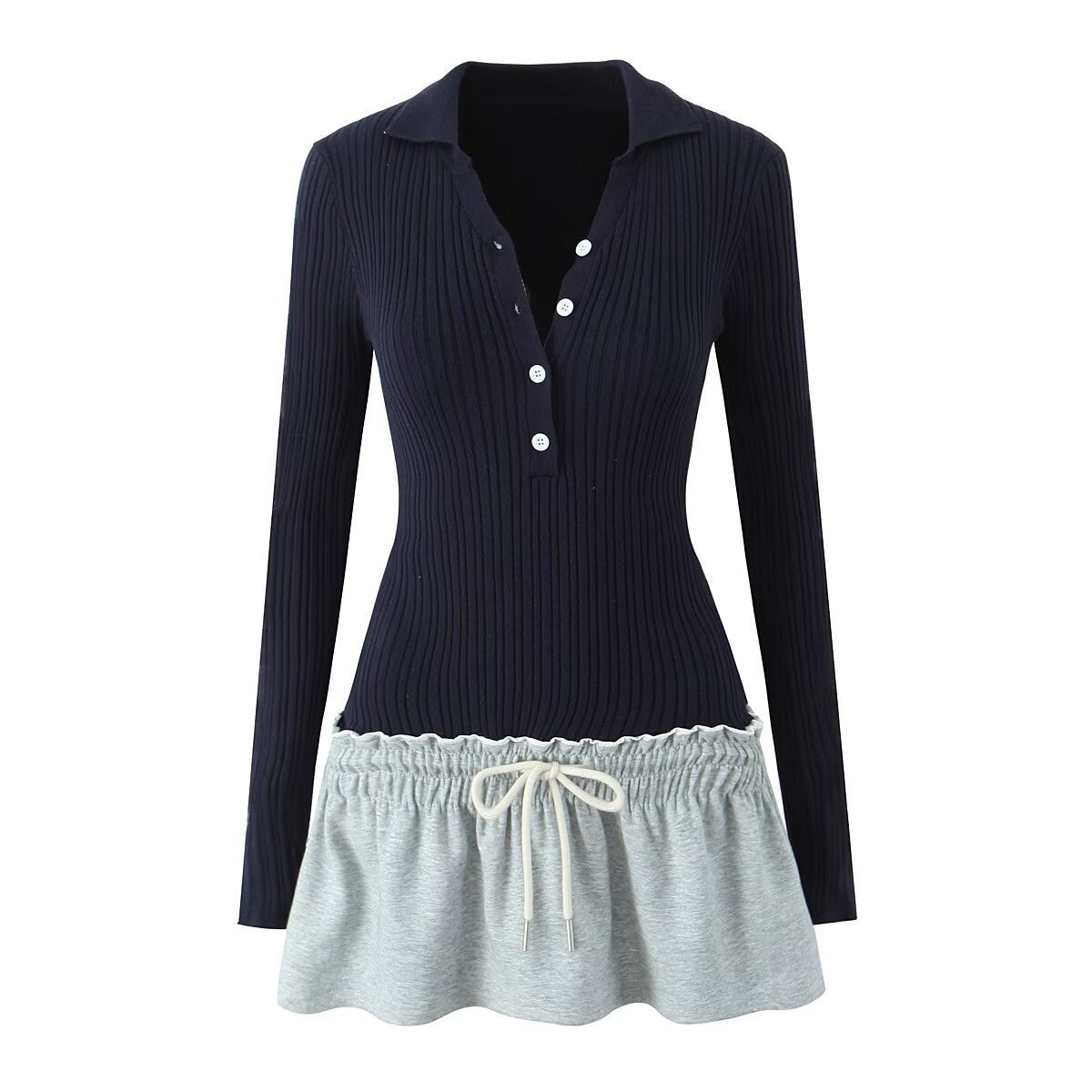 Robe pull décontractée pour femme avec cordon de serrage pratique par berg-feldt