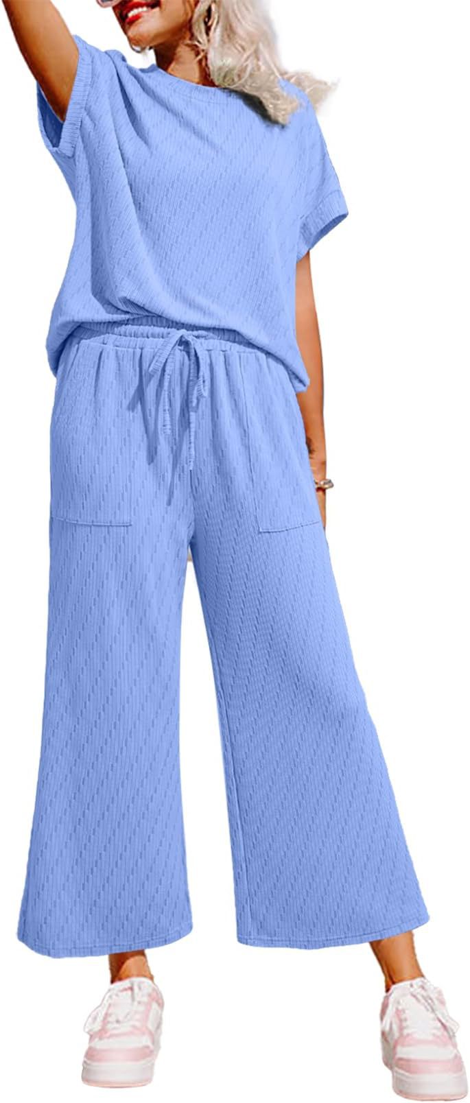 Bequemes Damen-Loungewear-Set mit Gummizug und Taschen von Berg-Feldt