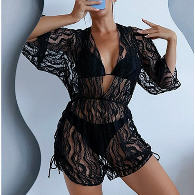 Women's Sheer Jumpsuit Cover-Up by berg-feldt