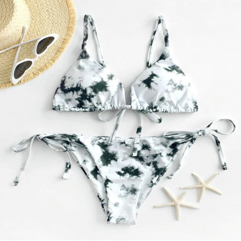 Women's Tie-Dye Triangle Bikini Set berg-feldt