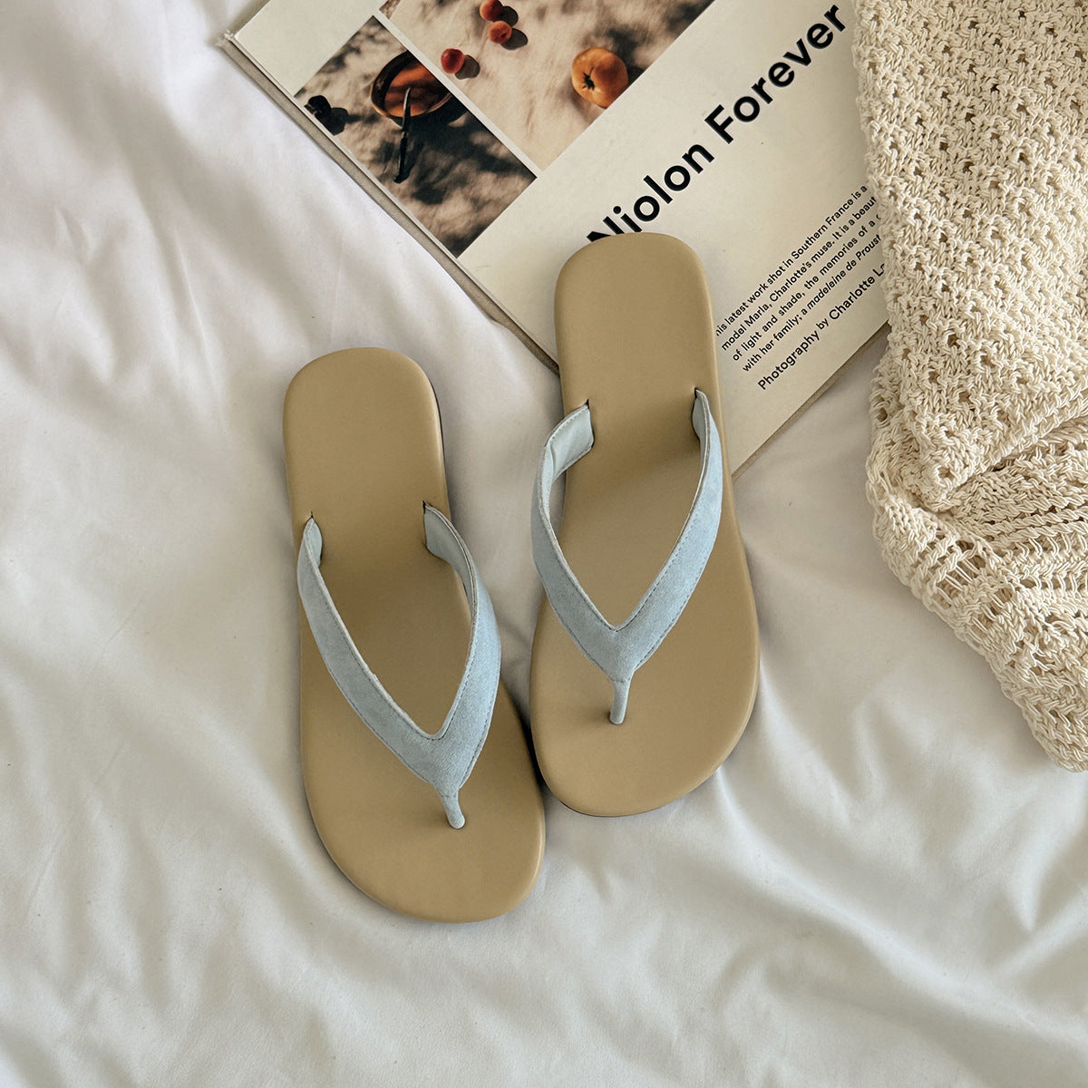 Bequeme Damen Zehentrenner mit weichem Fußbett von berg-feldt