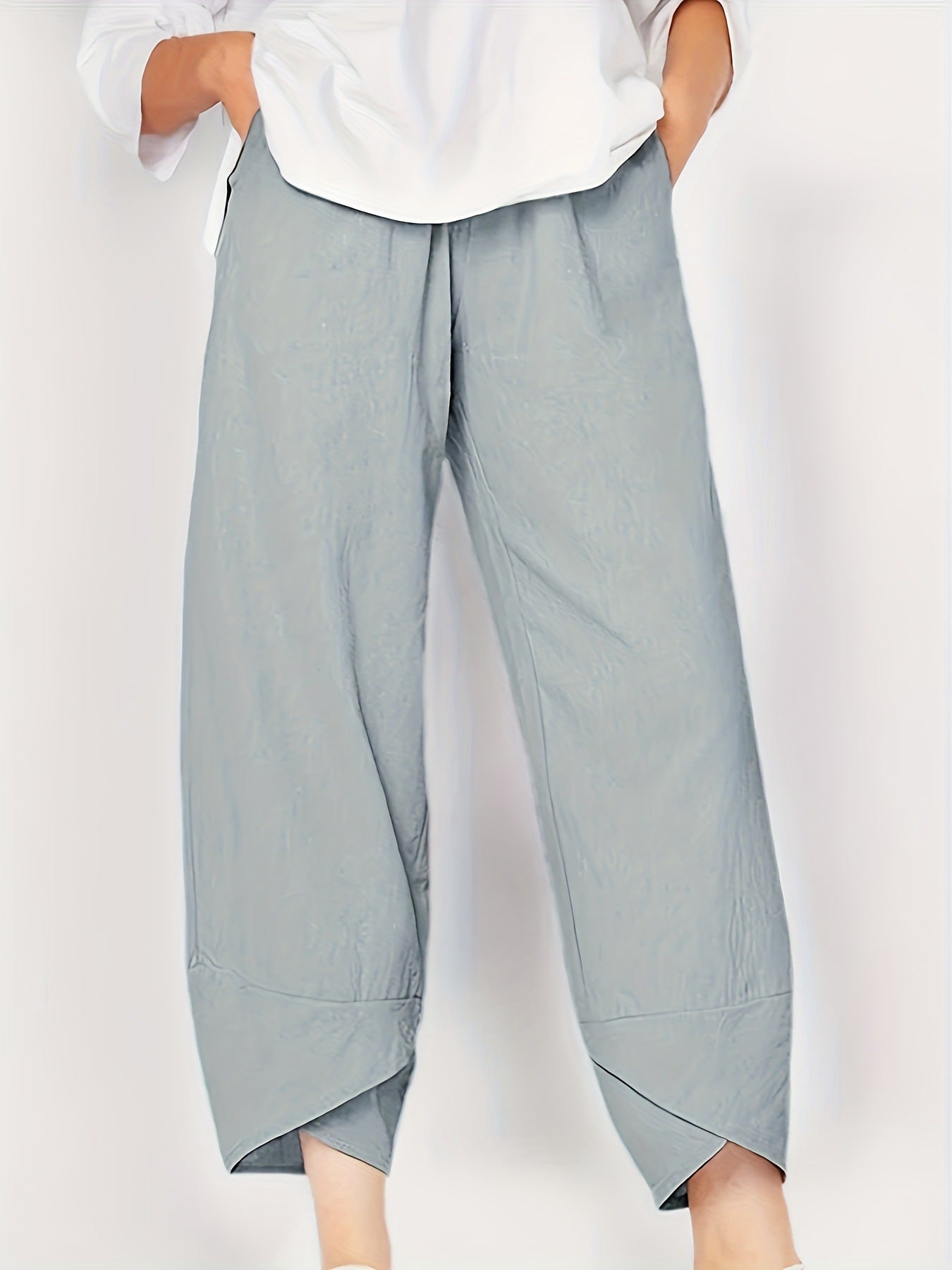 Women's Relaxed Fit Cropped Wide-Leg Pants berg-feldt