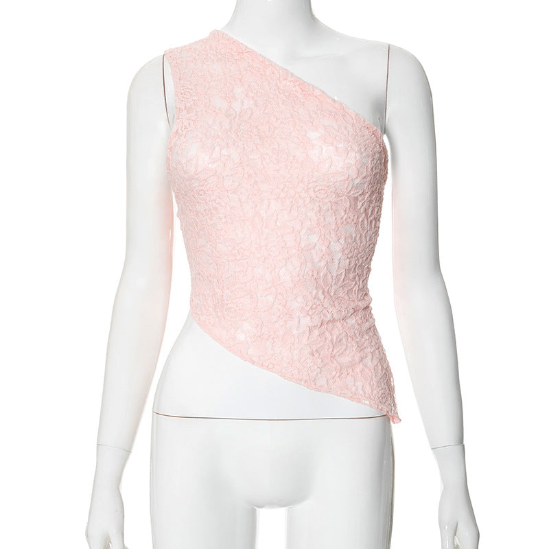 Asymmetrical Lace Top by Berg-Feldt for Women