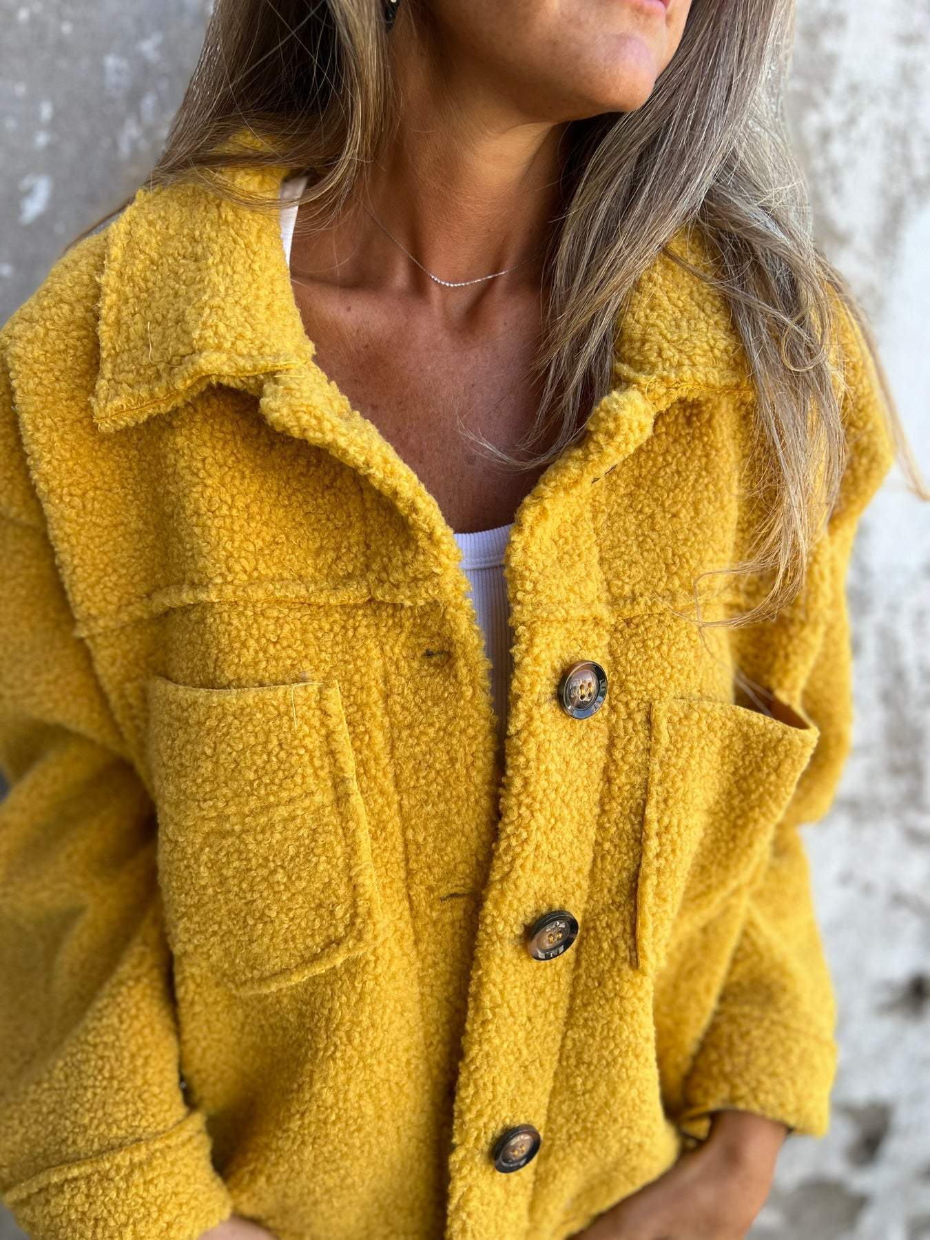 Women's Cozy Fleece Button-Front Jacket by berg-feldt