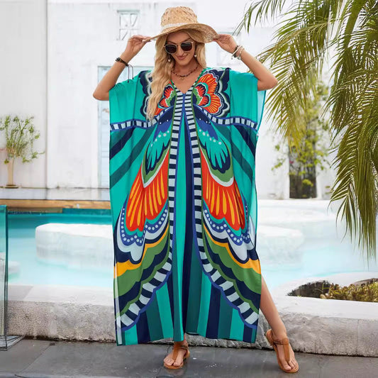Women's Artistic Maxi Kaftan Dress by berg-feldt
 - berg-feldt
