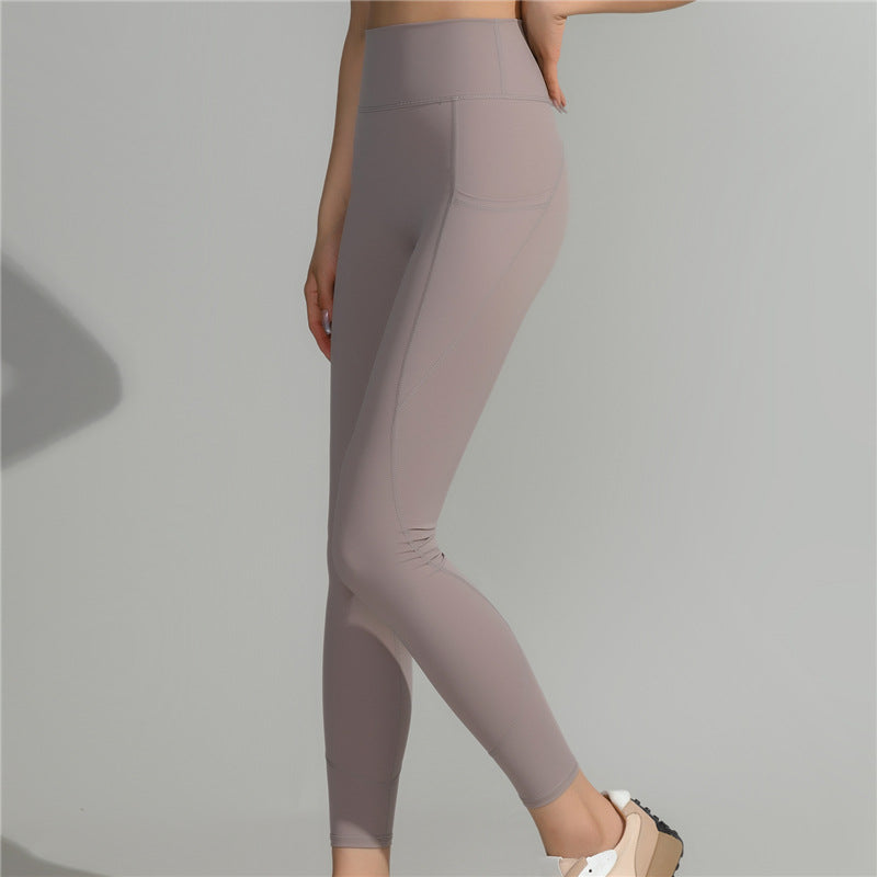 Yoga Leggings für Damen mit hoher Taille und Seitentasche von berg-feldt
