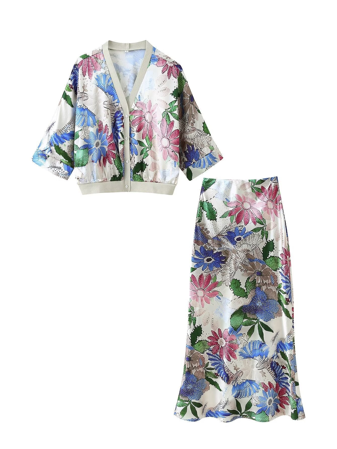 Women's Two-Piece Artistic Print Set berg-feldt