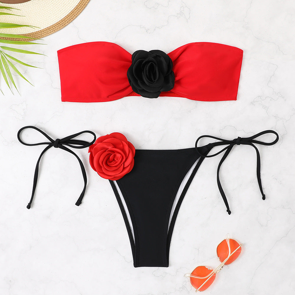 Ensemble de bikini Berg-Feldt pour femme avec applications florales