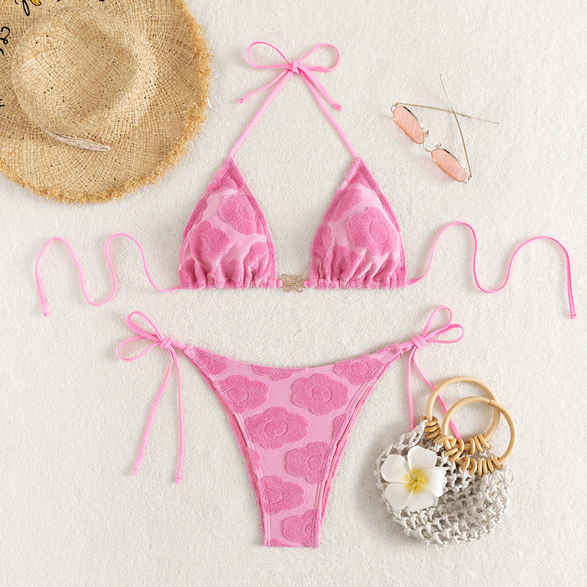Women's Floral Lace Triangle Bikini Set berg-feldt