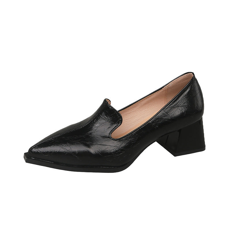 Mules femme berg-feldt, à bout métallique, talon bottier et design slip-on