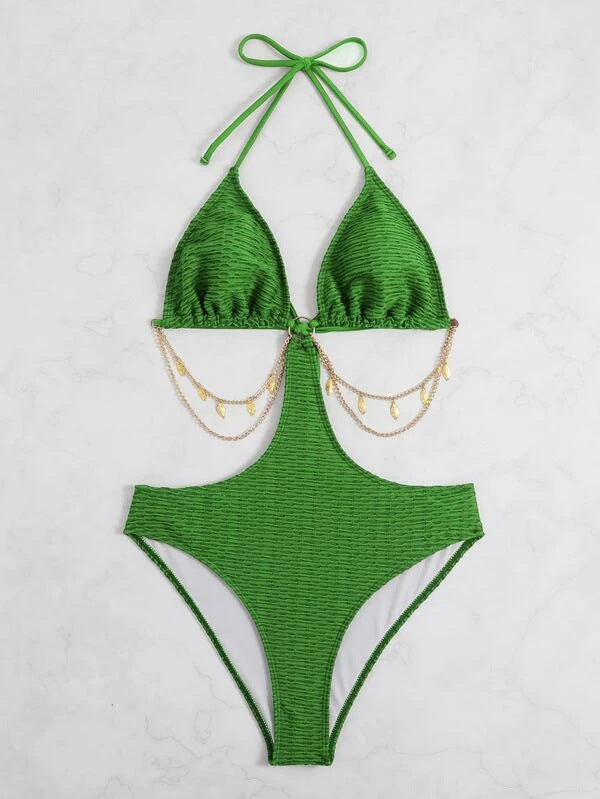 Women's Triangle Bikini Set with Cut-Out Detail berg-feldt