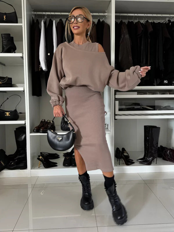 Asymmetrischer Damen-Sweaterrock von berg-feldt