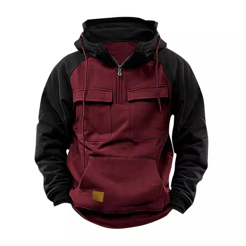 Sweat à capuche fonctionnel pour homme avec poches pratiques et design innovant Berg-Feldt