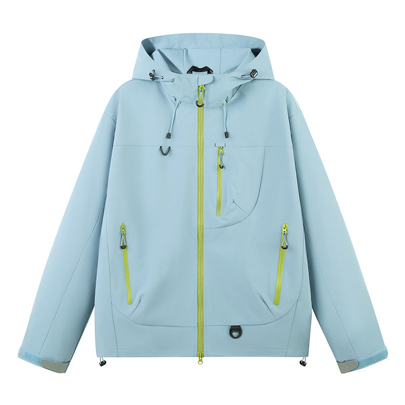 Veste de sport d’extérieur imperméable pour femme avec capuche réglable Berg-Feldt