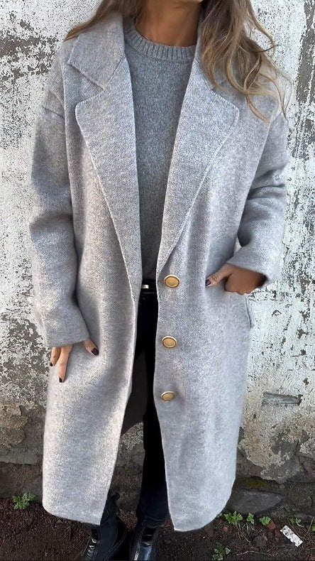 Women's Oversized Wool Blend Coat by berg-feldt