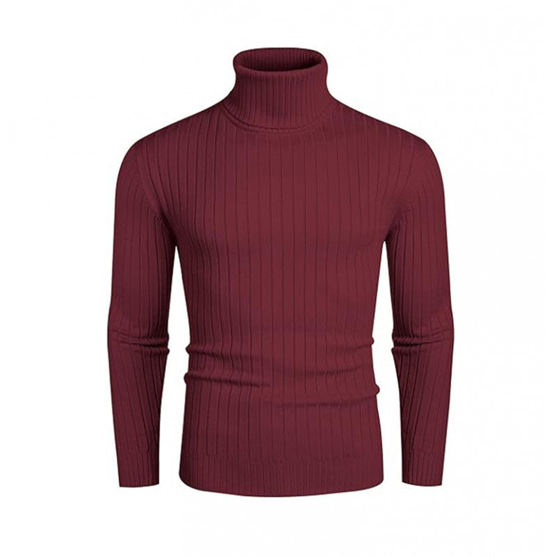 Herren Rollkragenpullover aus hochwertigem Rippstrick Berg-Feldt
