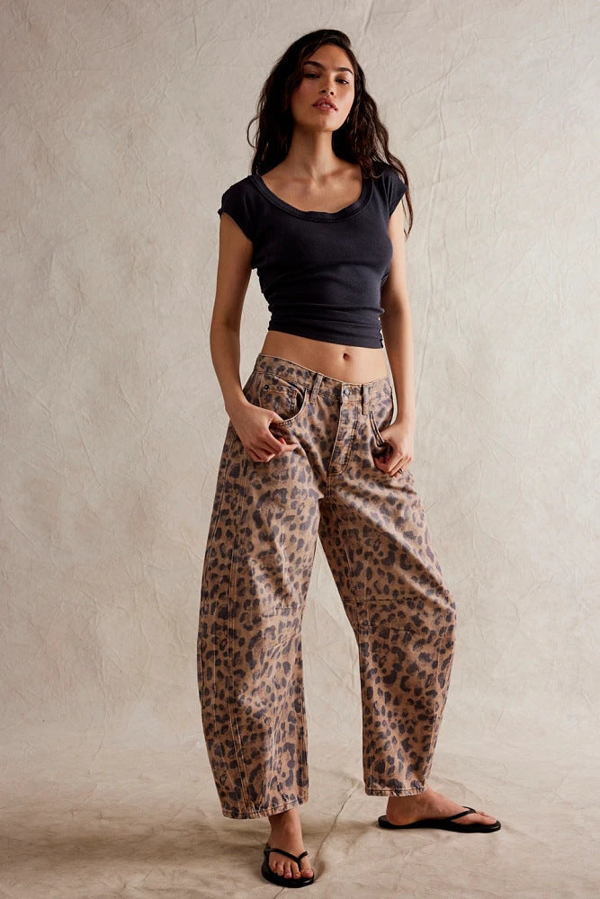Women's Relaxed Fit Tiered Print Pants berg-feldt