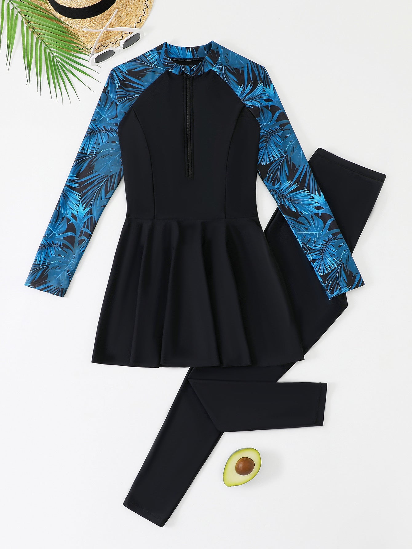 Maillot de bain sportif pour femme avec jupe de berg-feldt