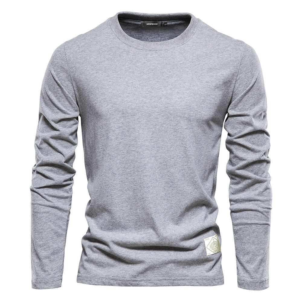 Langarmshirt für Herren aus weicher Baumwolle mit nachhaltigen Eigenschaften von berg-feldt