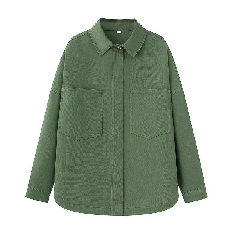 Women's Oversized Denim Utility Jacket by berg-feldt
