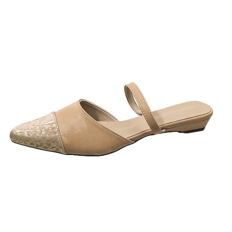 Ballerines élégantes pour femme avec bout pointu, bride arrière et sangle réglable par berg-feldt