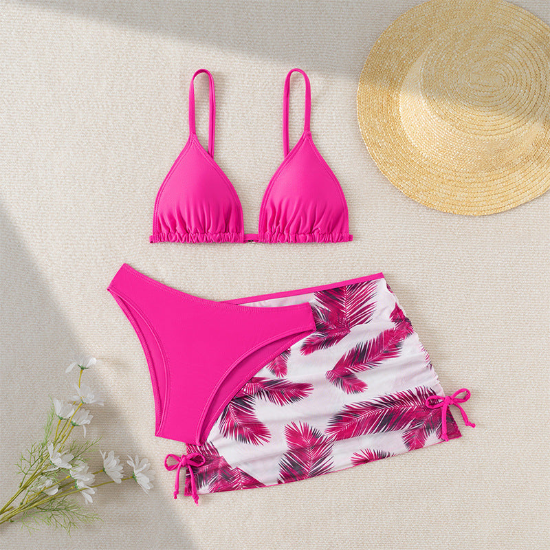 Asymmetrischer Damen-Bikini mit Wickelrock und verstellbaren Trägern von berg-feldt