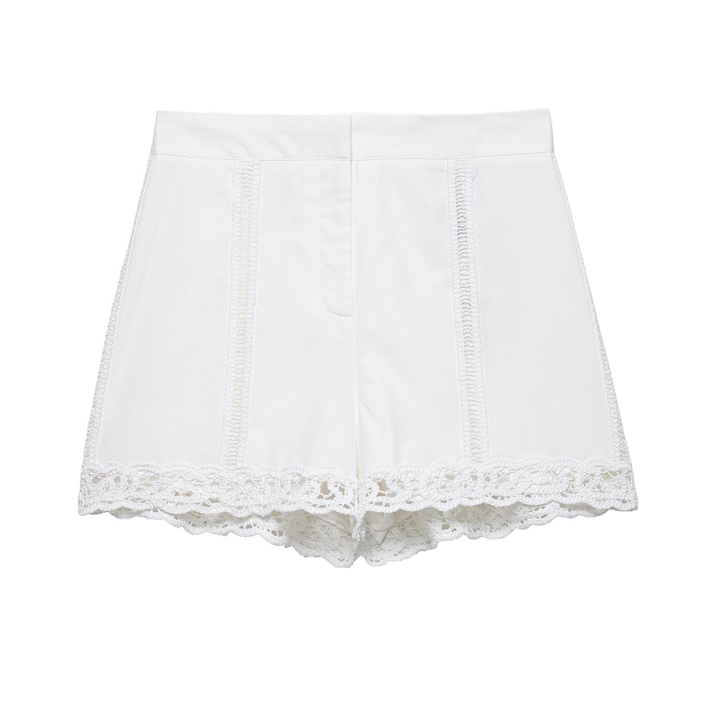 Women's Lace-Trimmed High-Waisted Shorts berg-feldt