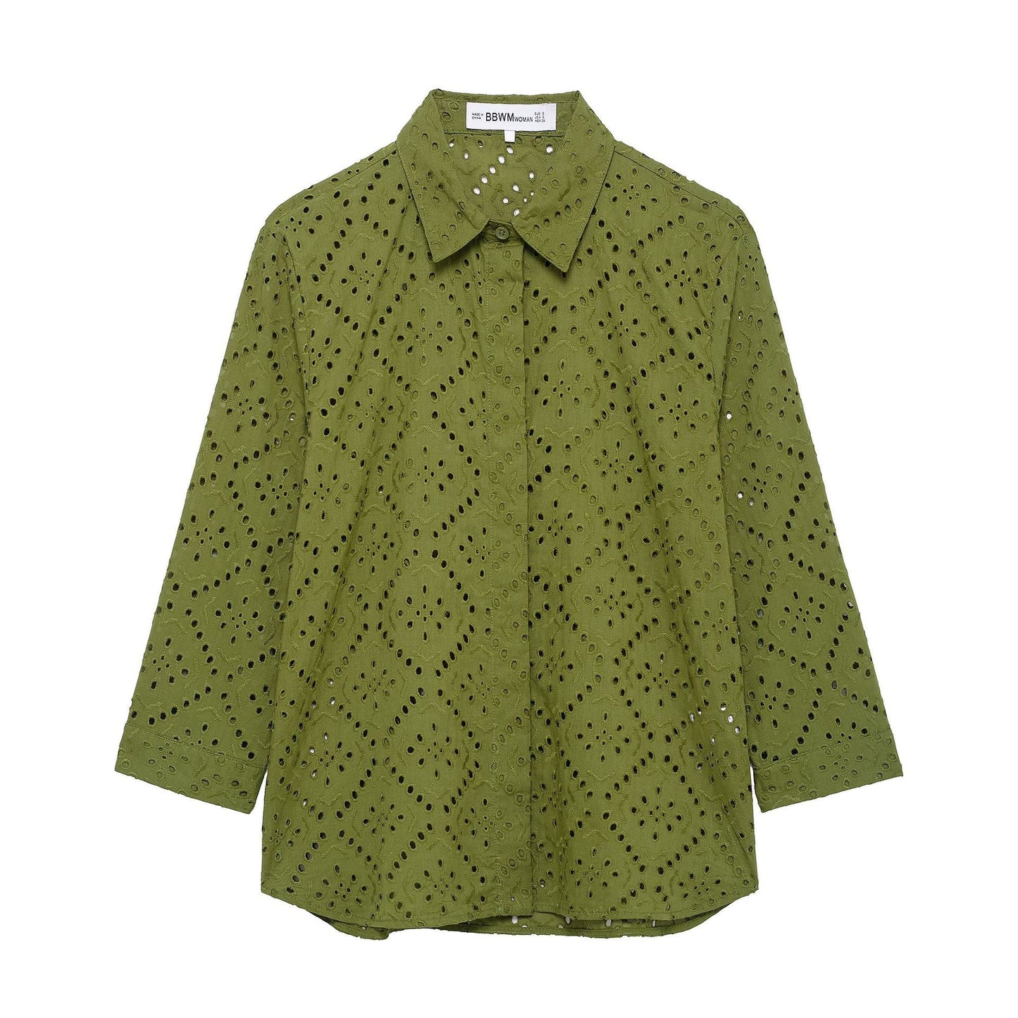 Women's Eyelet Button-Down Shirt by berg-feldt