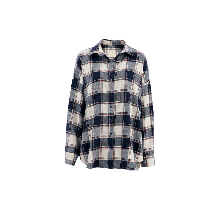 Women's Cozy Flannel Button-Down Shirt by berg-feldt